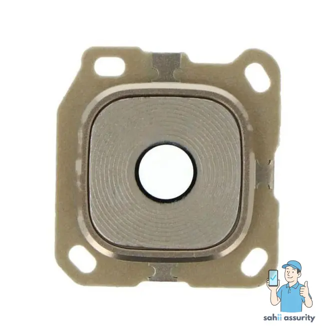 Camera Lens Glass with Frame for Samsung Galaxy C9 Pro Gold thumbnail